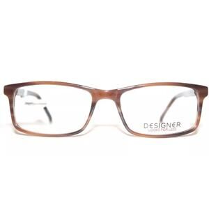 BRAND NEW DESIGNER A4013 BARK BROWN ADULTS EYEGLASSES RX FRAMES 54-18-145 MM